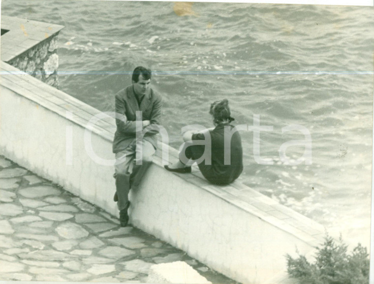 1962 MONTE ARGENTARIO (GR) Beatrice d'OLANDA in terrazza a PORTO ERCOLE Foto