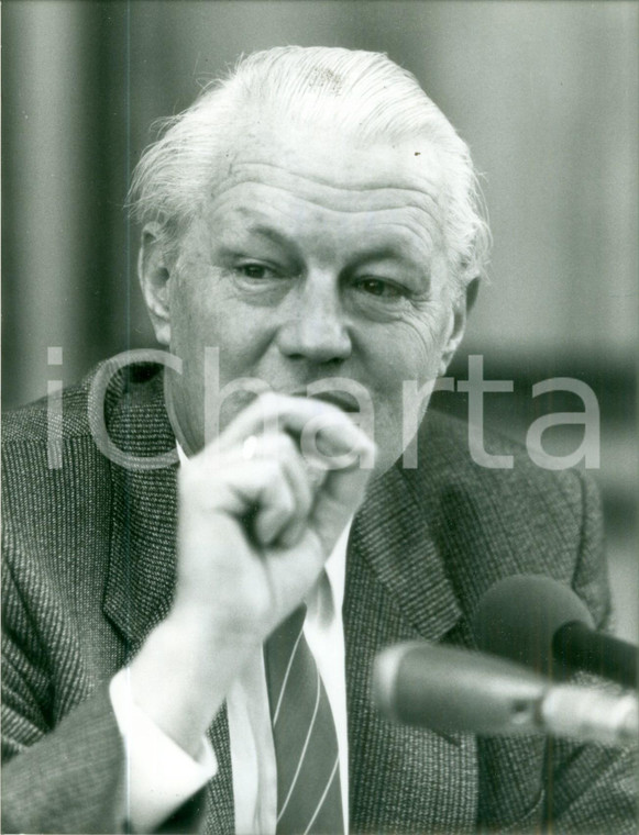 1988 BONN (DE) Gerhard STOLTENBERG Ministro dell'Economia CDU *Fotografia
