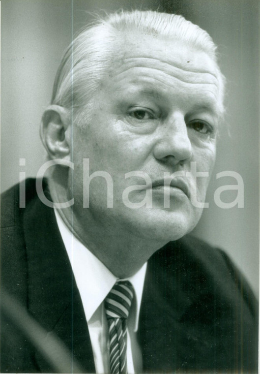 1988 BONN (DE) Gerhard STOLTENBERG Ministro delle Difesa CDU *Foto