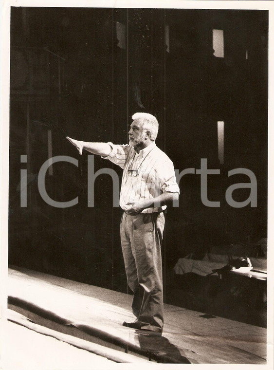 1990 PESARO Teatro Rossini Luca RONCONI durante prove RICCIARDO E ZORAIDE *Foto