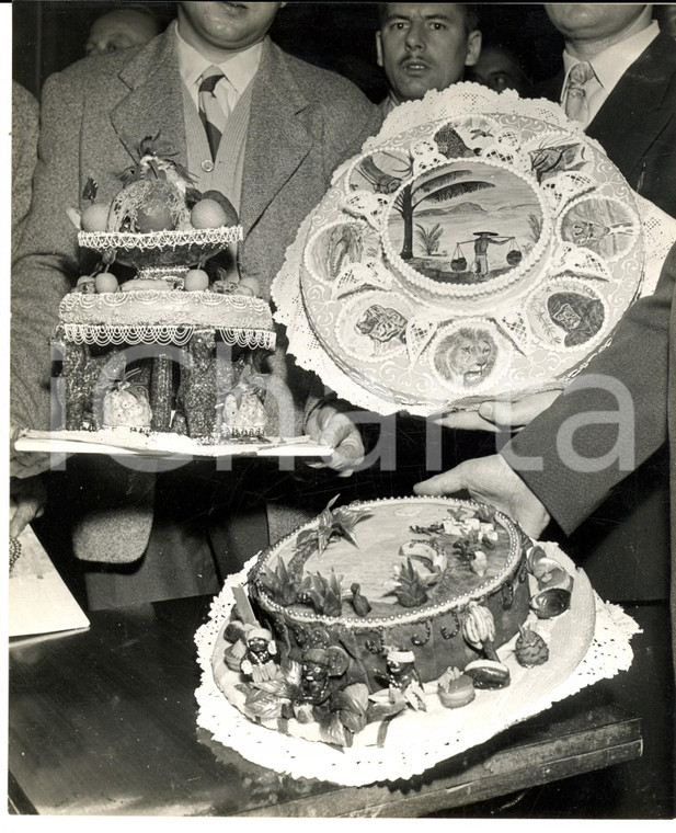 1960 ca PARIS Concours 'Gateau le plus exotique' Société SAINT MICHEL *Photo