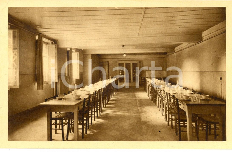 1930 ca ROMA Istituto SANTA RUFINA - Refettorio Casa Famiglia *Cartolina FP NV