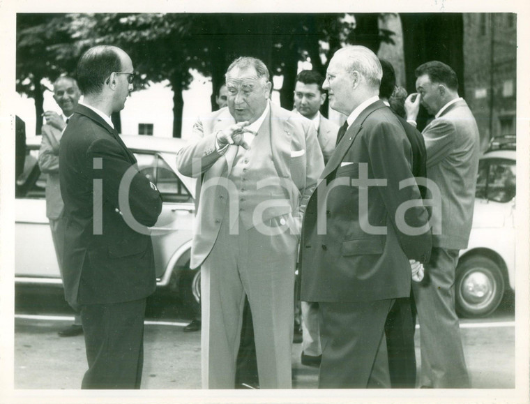 1965 MORTARA Inaugurazione nuova sede Banca Provinciale Lombarda Dirigenti *Foto