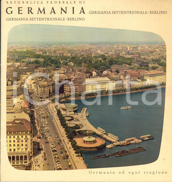 1956 REPUBBLICA FEDERALE TEDESCA Germania settentrionale e BERLINO *Opuscolo