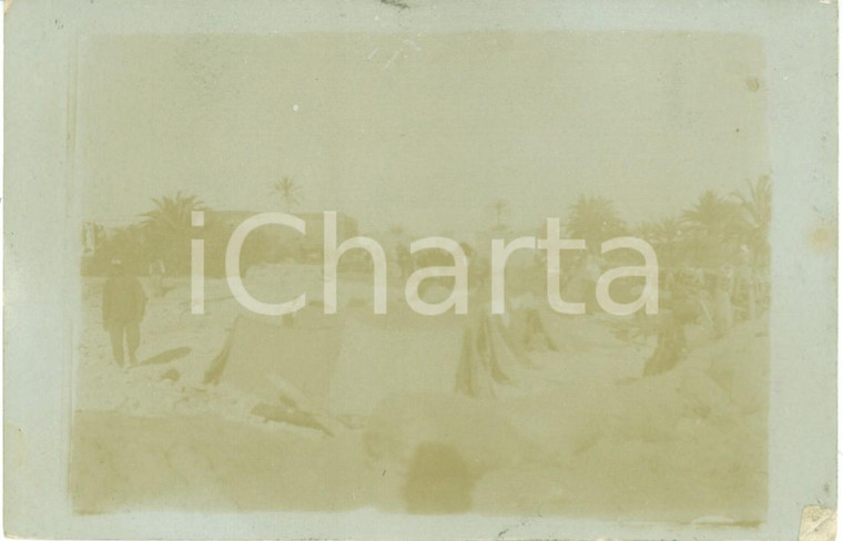 1915 ca TRIPOLI (LIBIA) Attendamenti militari coloniali nell'oasi *Fotografia