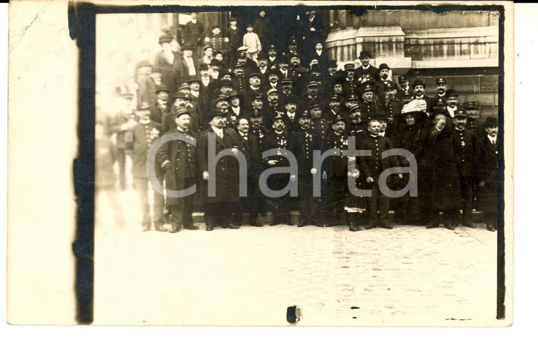 1912 VINCENNES (F) Hippolyte TUECH posa con ufficiali di fanteria *Fotografia FP