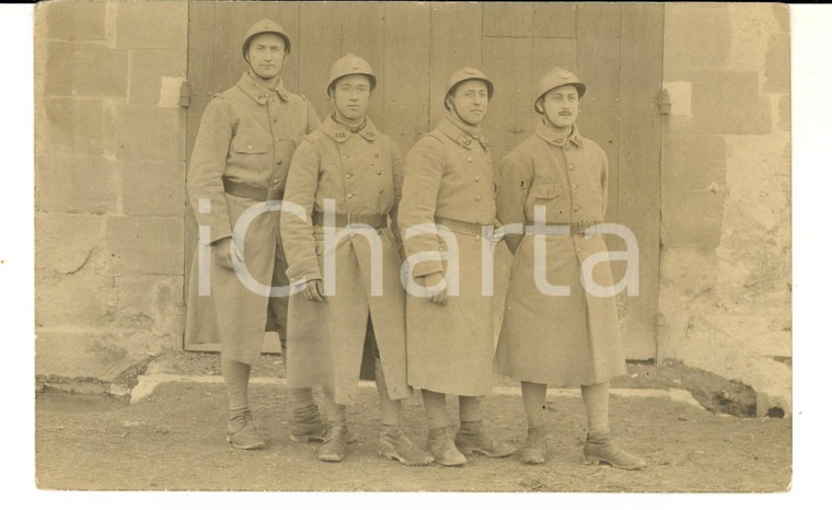 1915 WW1 FRANCE Groupe de soldats 11e Régiment Infanterie *Photo carte postale