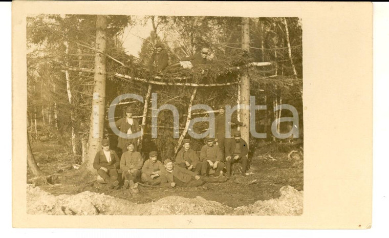 1915 WW1 LANDSHUT (D) Prisionnier soldat Paul CHABERT 112e de ligne *Photo 