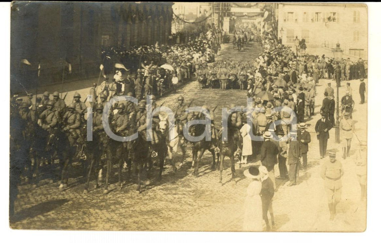 1919 PARIS Fêtes de la Victoire - Défilé des troupes *Photo carte postale