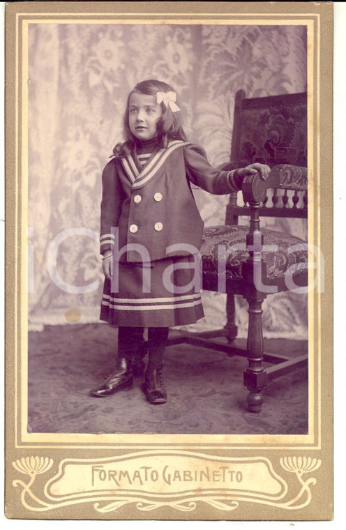 1910 ca NOVARA (?) Anna Maria VISCONTI D'OLEGGIO bambina *Foto COMASCHI