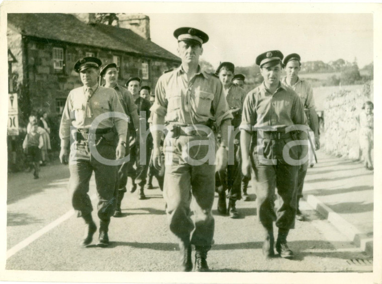 1942 FRANCIA WW2 Commandos di combattenti ritornano dall'allenamento *Fotografia