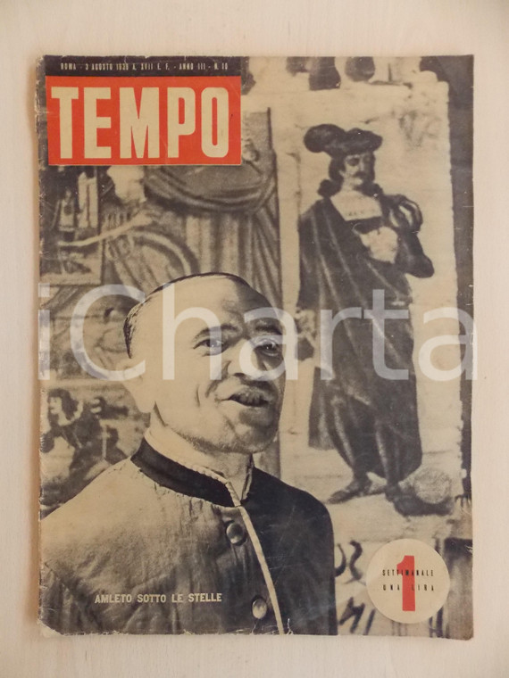 1939 TEMPO SALAZAR rinnovatore del PORTOGALLO *Rivista ILLUSTRATA Anno III n. 10