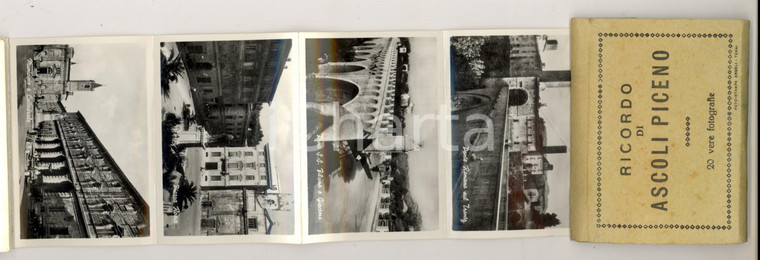 1930 ca ASCOLI PICENO Libretto ricordo 20 fotografie seriali 10x7 cm VINTAGE