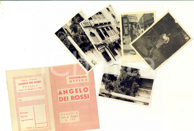 1940 ca VENEZIA Lotto 5 foto di giovane donna con negativi *Angelo DEI ROSSI