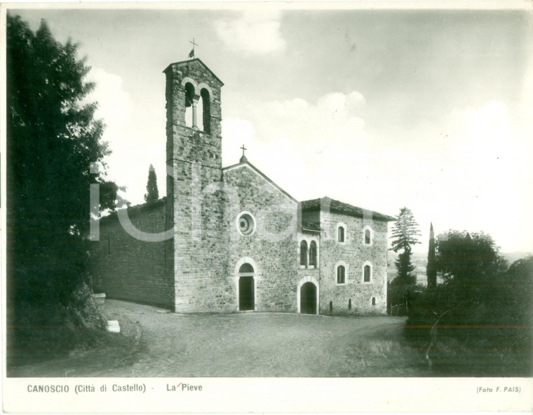 1955 ca CITTÀ DI CASTELLO (PG) La Pieve di CANOSCIO *Fotografia seriale PAIS
