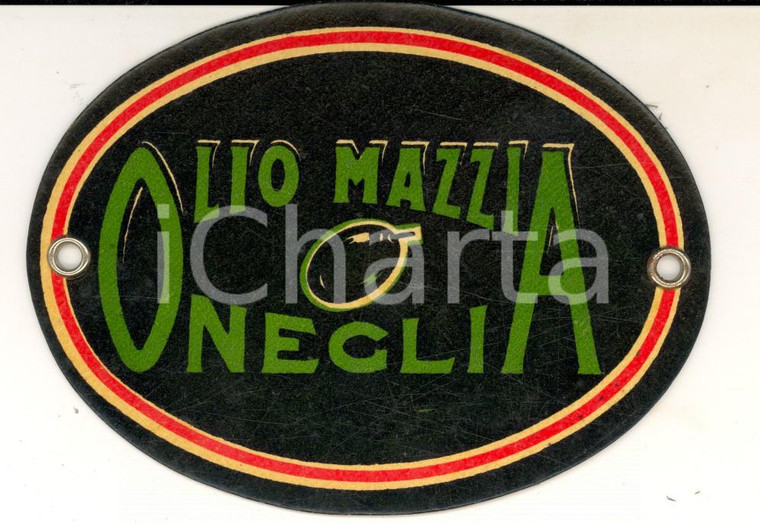 1930 ca ONEGLIA (IM) Ditta Ido MAZZIA Olio *Etichetta