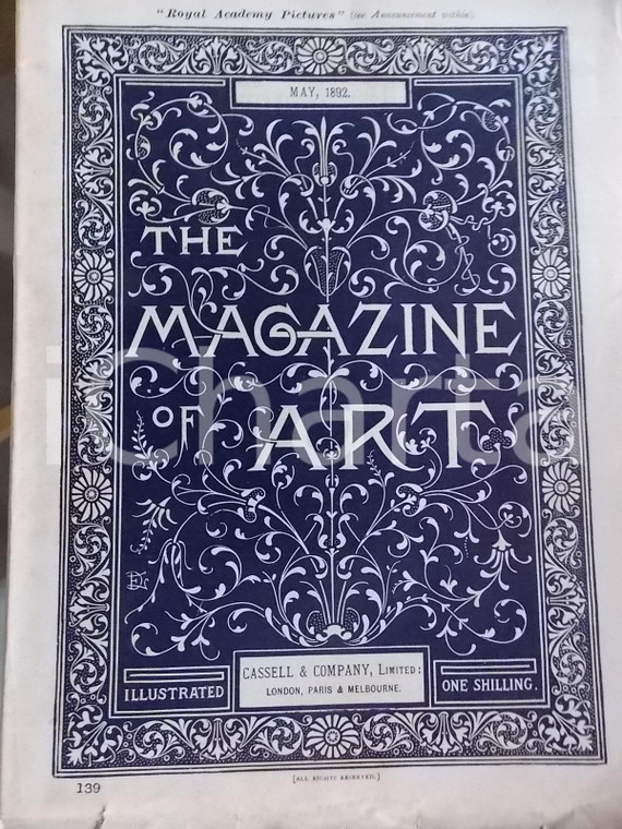 May 1892 THE MAGAZINE OF ART Press-Day and critics *CASSELL & Co. ILLUSTRATED