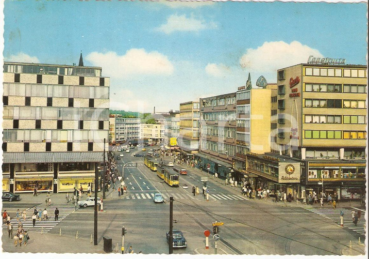 1969 BOCHUM (GERMANIA) Panorama della città *Cartolina FG VG