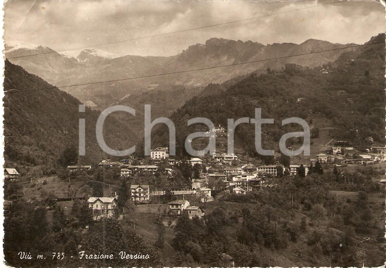 1950 ca VIU' (TO) Frazione VERSINO Panorama *Cartolina FG VG