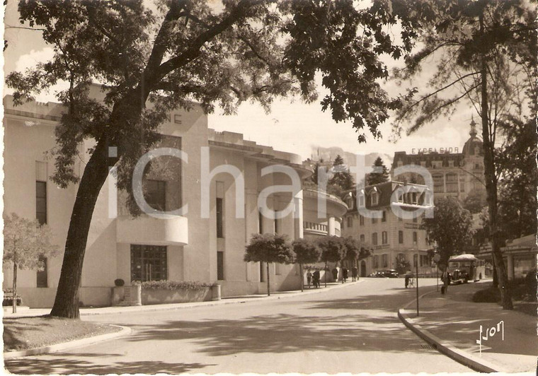 1949 AIX-LES-BAINS (FRANCE) Boulevard du Docteùr Brachot *Cartolina FG VG