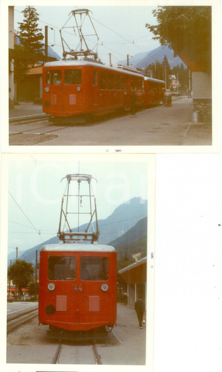 1971 FRANCE Ferrovia CHAMONIX - MONT BLANC Locomotiva 44 *Lotto 2 fotografie