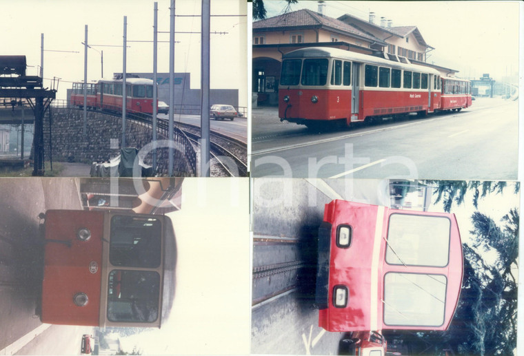 1975 ca CAPOLAGO (SVIZZERA) Ferrovia MONTE GENEROSO Locomotiva 3  *Lotto 4 foto