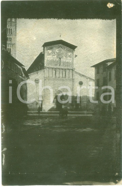 1925 ca LUCCA Basilica di SAN FREDIANO *Fotografia bassa qualità di stampa