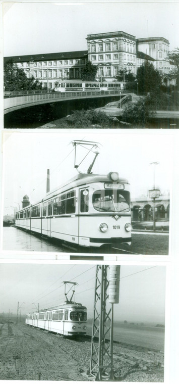 1975 ca VERKEHRSBETRIEBE MANNHEIM (DE) Treno elettrico 1019 *Lotto 3 fotografie