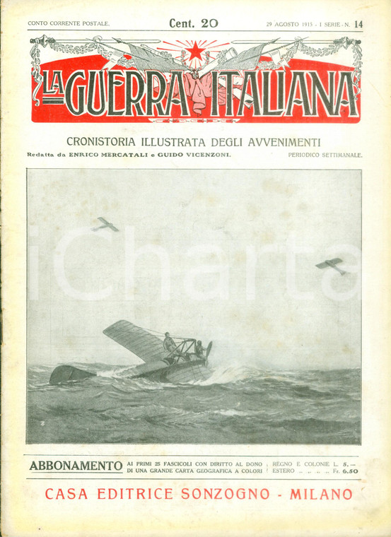 1915 LA GUERRA ITALIANA WW1 Riscoperta di AQUILEIA italiana *Rivista DANNEGGIATA