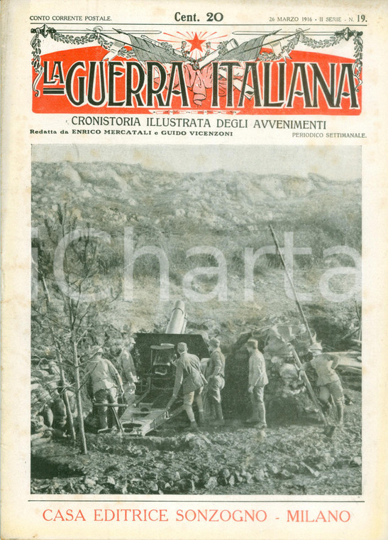1916 LA GUERRA ITALIANA WW1 La vita nelle trincee austriache *Rivista ILLUSTRATA