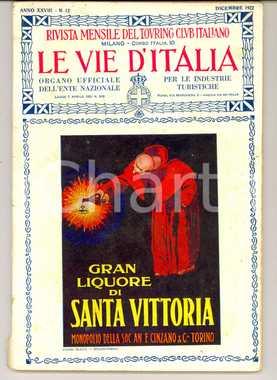 1922 LE VIE D'ITALIA TCI Mostra forniture alberghiere alla Fiera di Milano *n°12