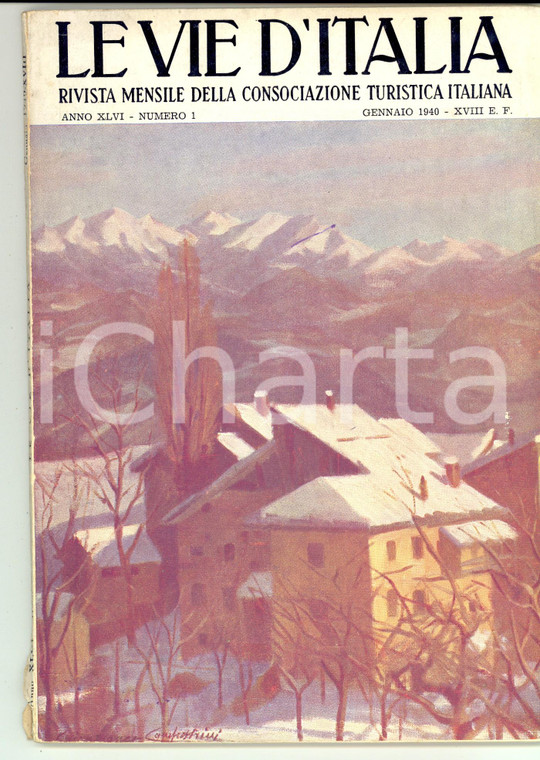 1940 LE VIE D'ITALIA TCI Autarchia in atto: il primo gasdotto italiano *n° 1