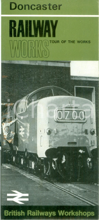 1970 ca BRITISH RAILWAYS WORKSHOPS Ferrovie di DONCASTER *Opuscolo ILLUSTRATO