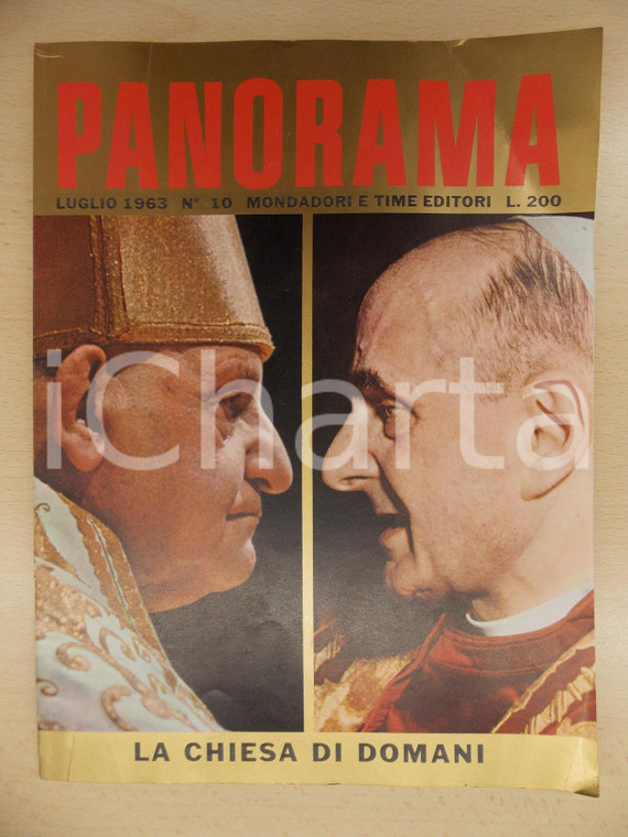 1963 PANORAMA La Chiesa di domani - Elezione di papa Paolo VI *Rivista  n° 10