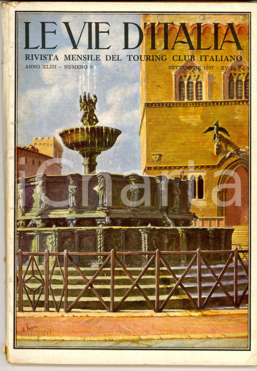 1937 LE VIE D'ITALIA TCI Restauri ai palazzi di VENEZIA*Anno XLIII n°9