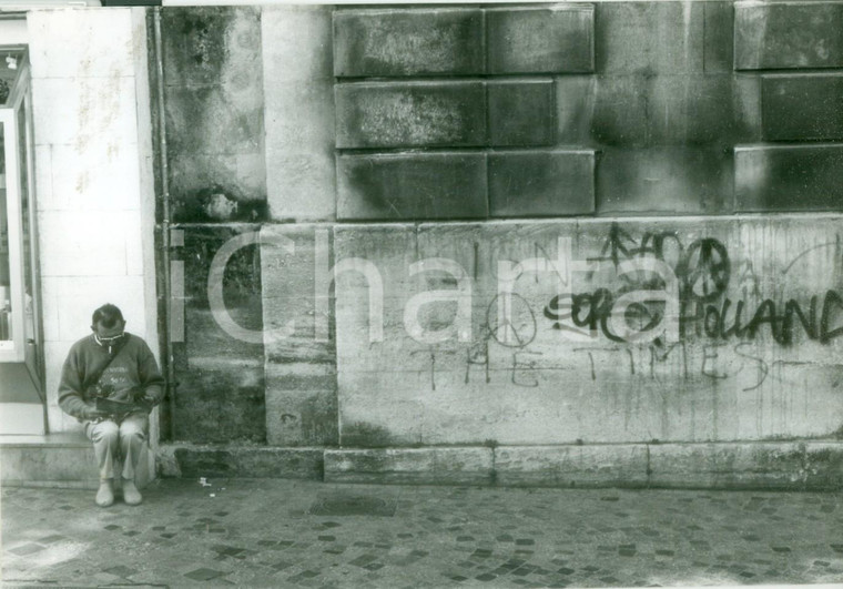 1993 BISCHHEIM (F) Graffiti e disoccupazione in periferia *Fotografia