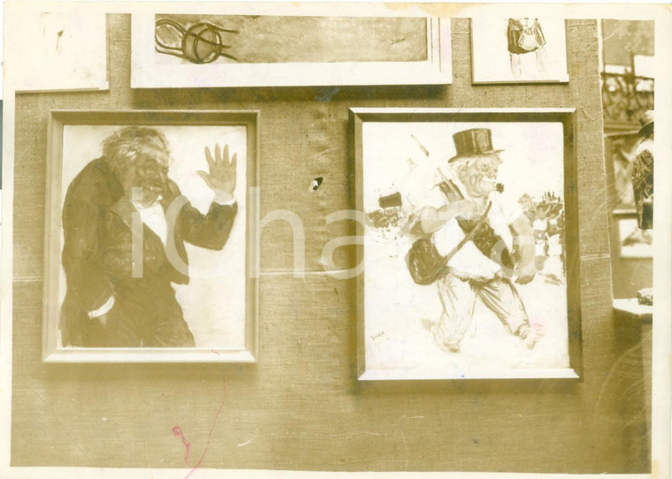1931 PARIS Mostra di caricature al Salon des Humoristes *Fotografia