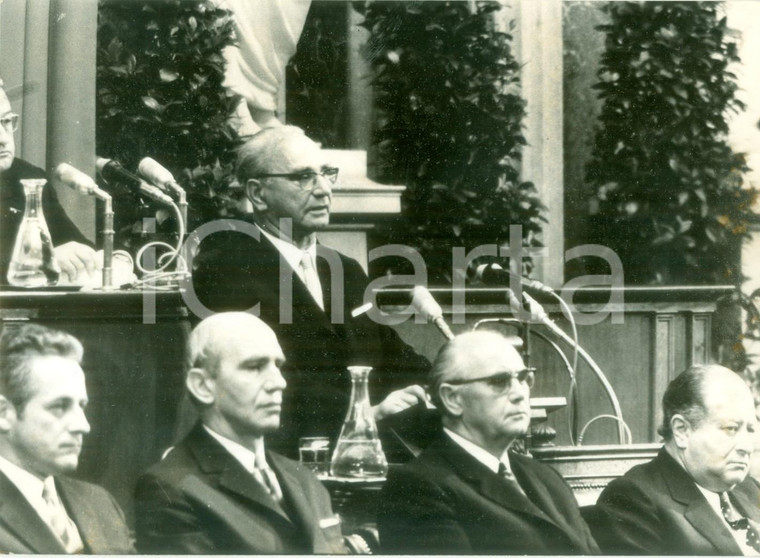 1971 WIEN L'insediamento del nuovo Presidente Franz JONAS *Fotografia