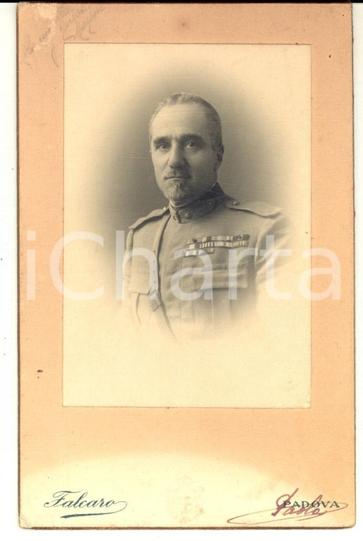 1922 REGIO ESERCITO Ritratto del tenente generale Paolo CORNARO *Foto FALCARO