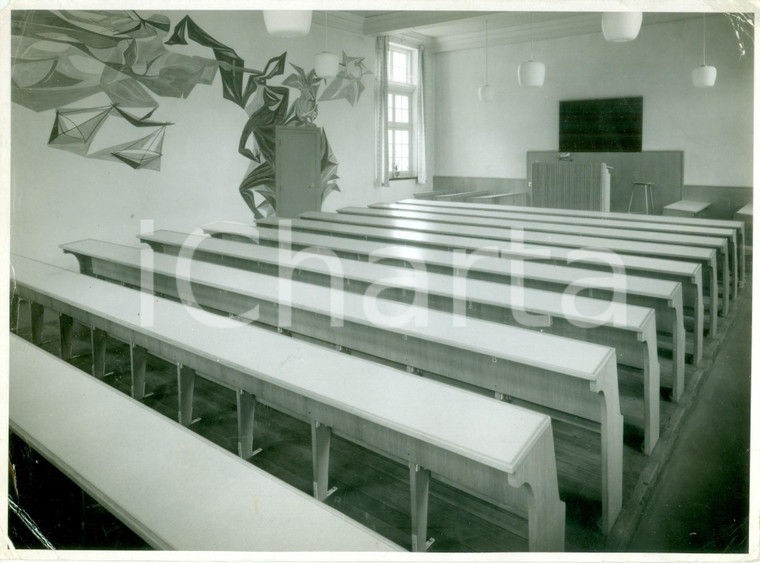 1960 LEIDEN (OLANDA) Sala del Collegio al GRAVENSTEEN *Fotografia