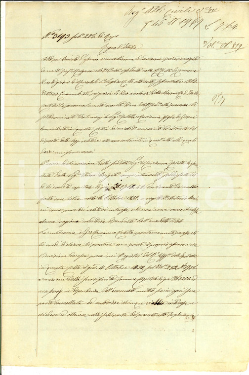 1863 CREMONA Quietanza di Marianna CATELLA a Teresa BRIGATI per saldo debito