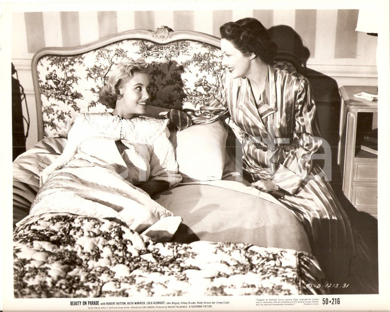 1950 BEAUTY ON PARADE Risveglio per Lola ALBRIGHT Ruth WARRICK *Foto 25x20 cm
