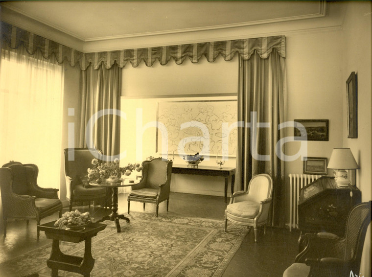 1940 ca PARIS ARCHITETTURA D'INTERNI Un salone *Foto ARTISTICA ARIS 30x21