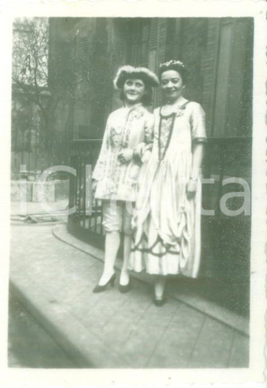 1934 FRANCE TEATRO RURALE Monsieur et Madame Jean Fotografia cm 6 x 8