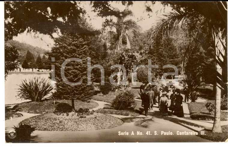 1910 ca SAO PAULO (BRAZIL) Cantareira *Cartolina postale ANIMATA