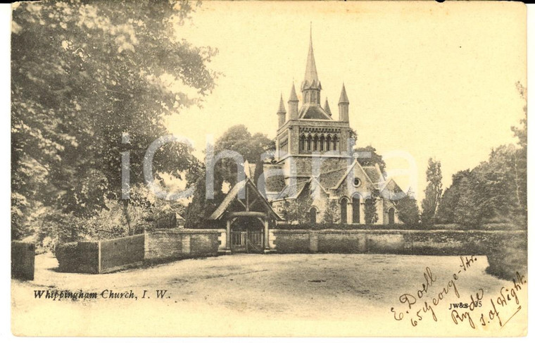 1904 WIPPINGHAM (UK) Saint Mildred's Church *VINTAGE postcard 