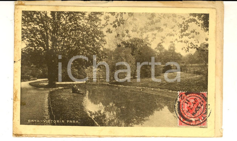 1911 BATH (UK) Victoria Park *Cartolina postale VINTAGE ANIMATA