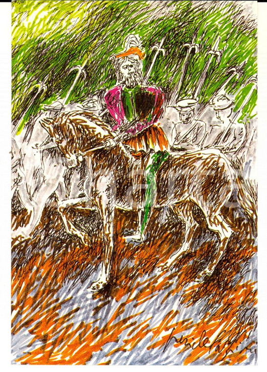 7/1983 Cartolina Pericle FAZZINI Francesco Guicciardini *Ed. numerata n°0026