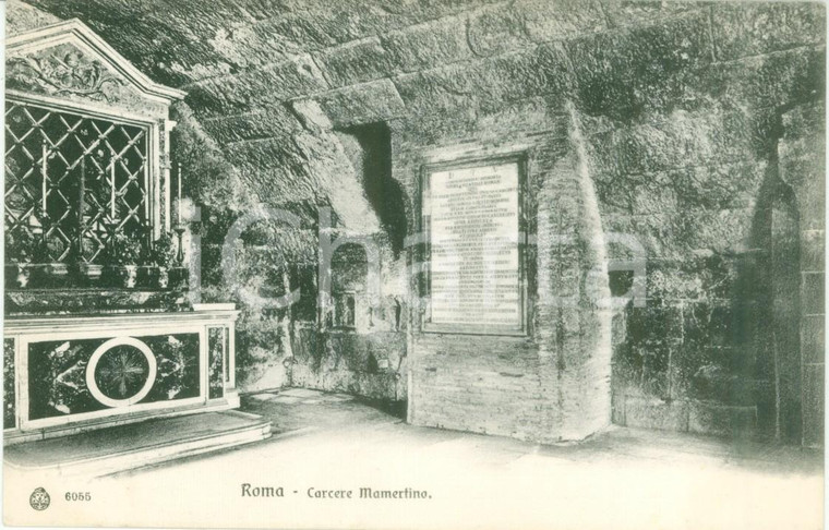 1930 ca ROMA Interno del Carcere Mamertino *Cartolina postale FP NV