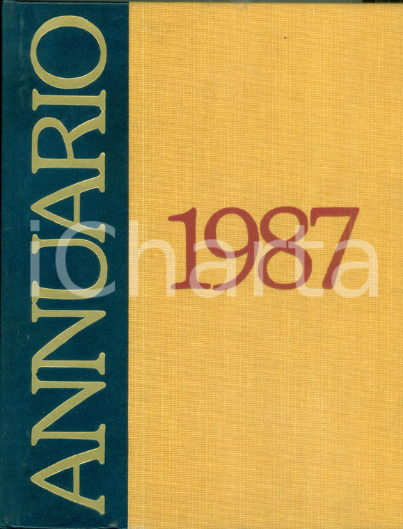 1987 ENCICLOPEDIE RIZZOLI Annuario cronografico e monografico *Volume ILLUSTRATO